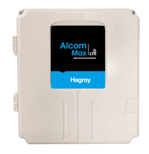 Alarma Comunitaria ALCOM MAX LTE Monitoreo WEB APP alerta alcom  posee Puerto de RED HG-AC-ALMX4G.